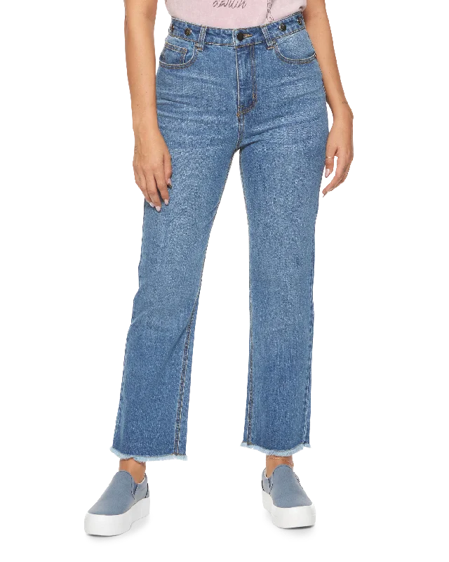 CECILIA HIGH RISE JEAN Comfortable Zip-Up Skinny Jeans