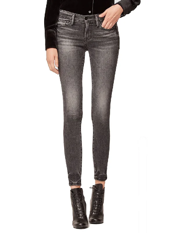 Le Skinny De Jeanne Crop in Jackson Peak - FRAME Fashionable Relaxed Fit Denim