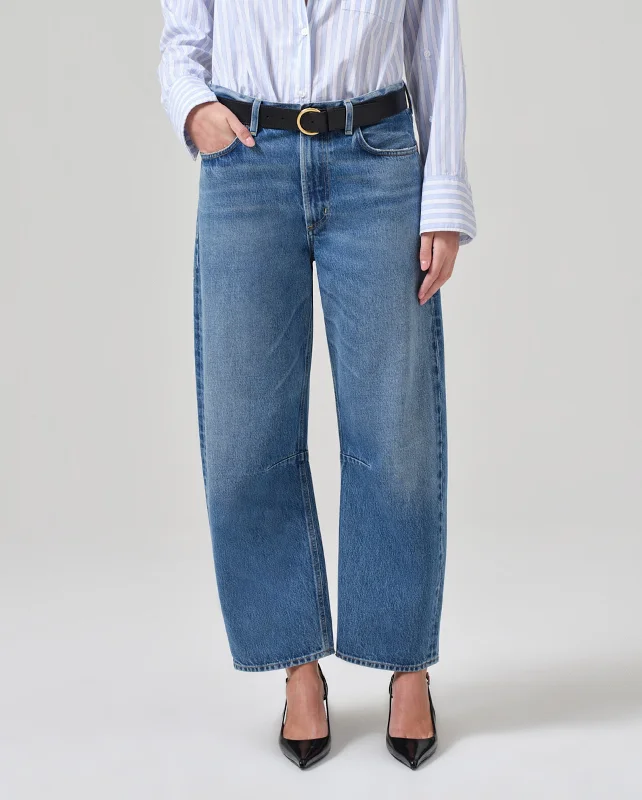 MIRO RELAXED JEAN / PACIFICA Fashionable Raw Hemmed Jeans