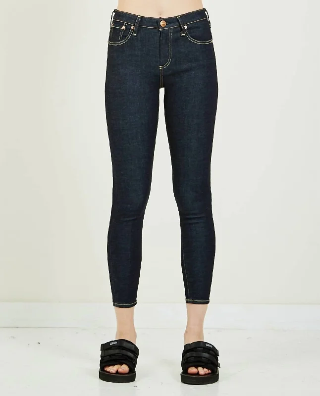 Sideway Super Skinny Jean in Rinse Chic Ripped Jeans