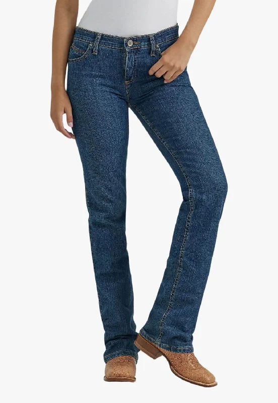 Wrangler Womens Q Baby Ultimate Riding Jean WRQ20TB Stylish High-Waist Jeans