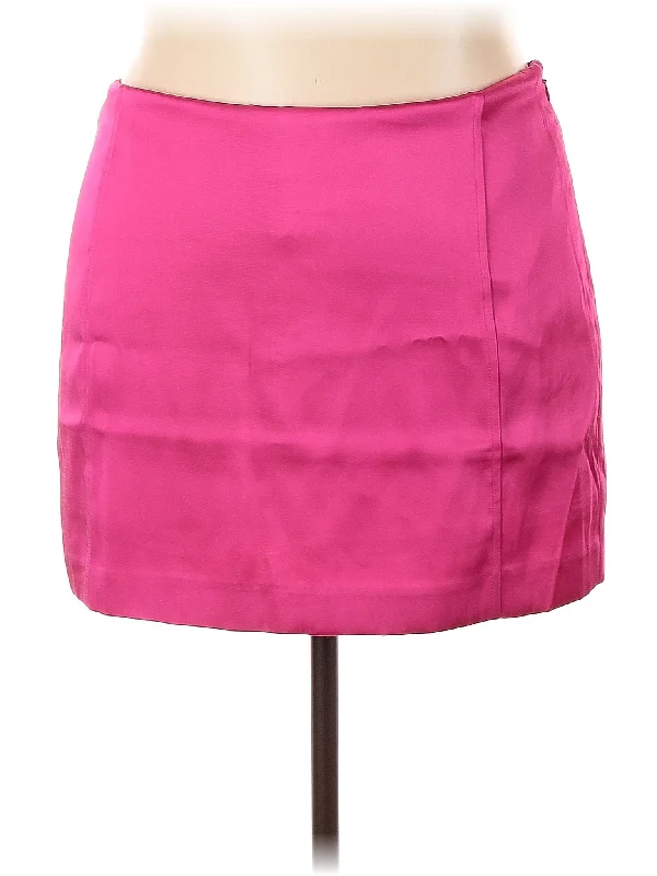 Casual Skirt silk skirt smooth