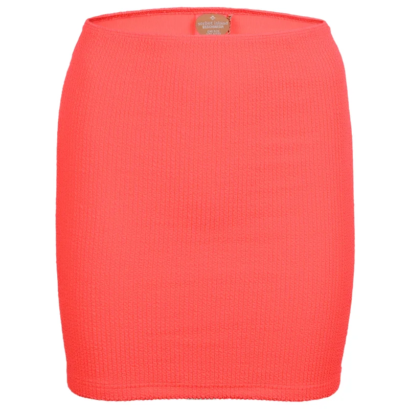 Coral Skirt Strawberry cashmere skirt soft