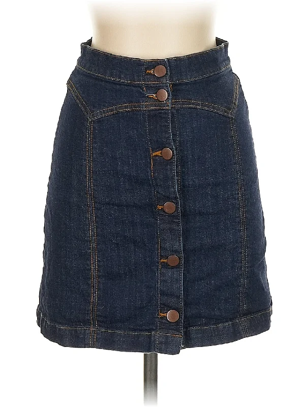 Denim Skirt chiffon skirt airy