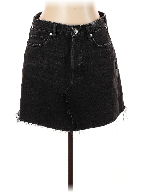 Denim Skirt leather skirt bold