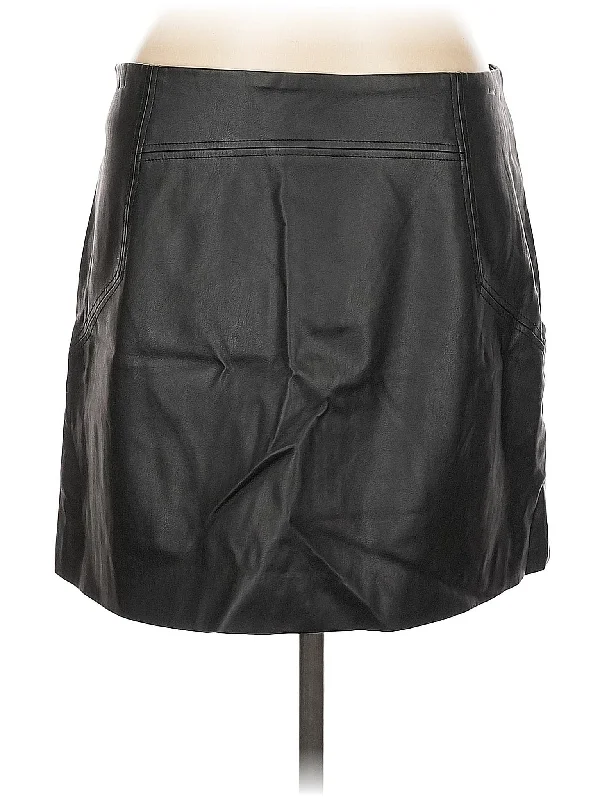 Faux Leather Skirt cashmere skirt fine