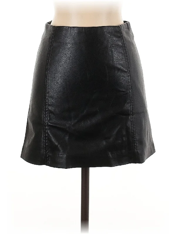 Faux Leather Skirt mini skirt trendy