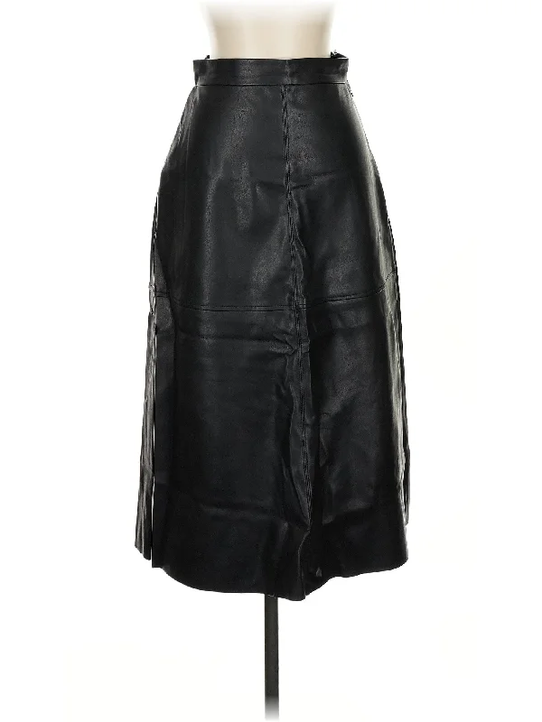 Faux Leather Skirt cashmere skirt plush