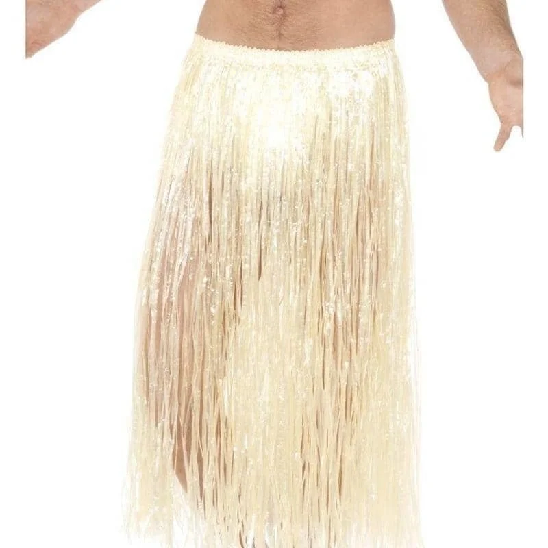 Hawaiian Hula Skirt Adult Natural chiffon skirt lightweight