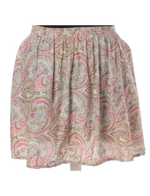 Label Amy Short Skirt linen skirt natural